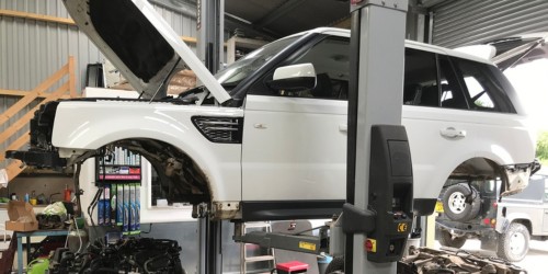 Range Rover scheduled maintenance and servicing in Dubai