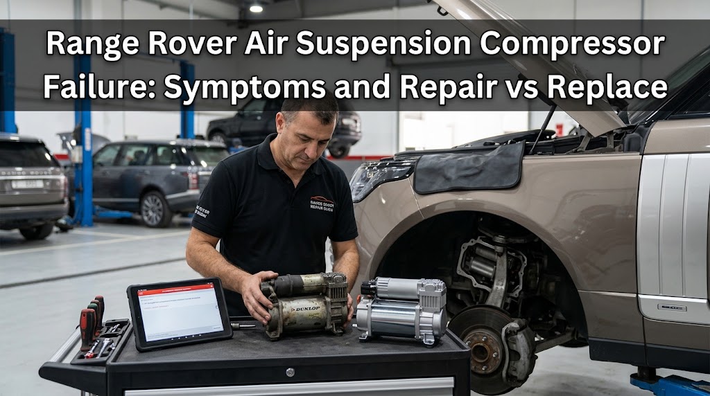 Range Rover Air Suspension Compressor Failure: Symptoms and Repair vs Replace