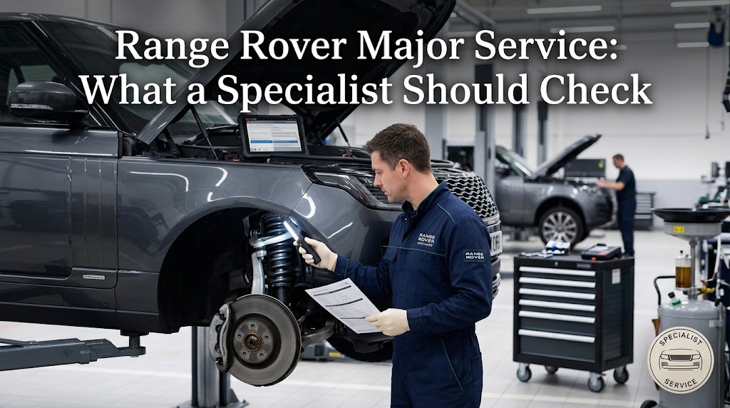 Range Rover Major Service What a Specialist Should Check